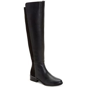 Alfani Womens Ludlowe Leather Over-The-Knee Boots Black 9.5 Medium (B,M)